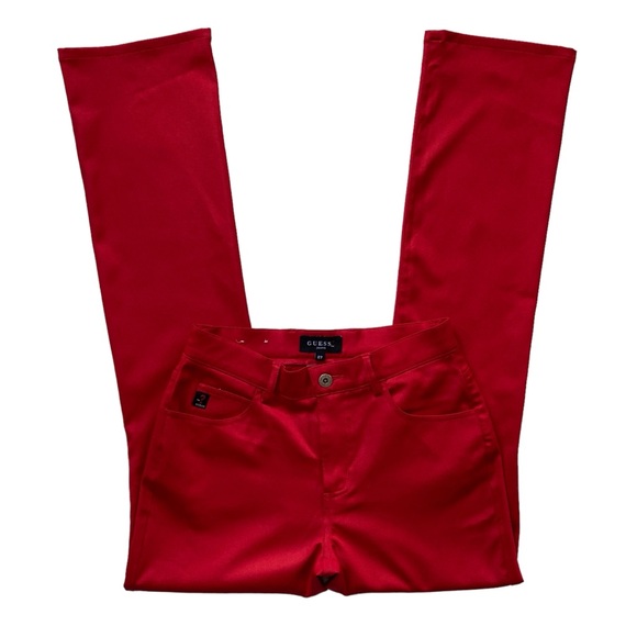 Vintage 00s Cherry Red Guess Pants 🍒 - Picture 1 of 9